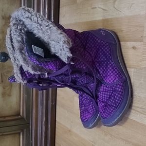 Columbia Purple Lace Up Boots
